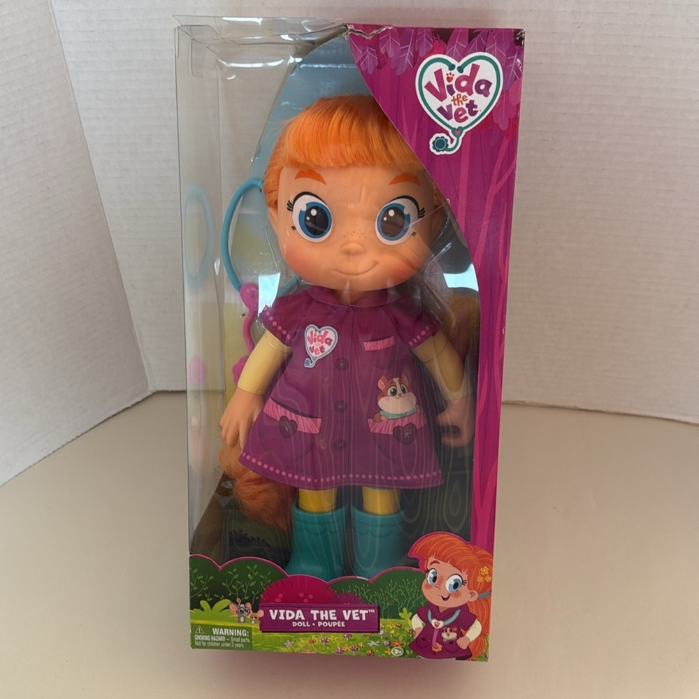 Vita the Vet Orange and Purple Doll with Accessories